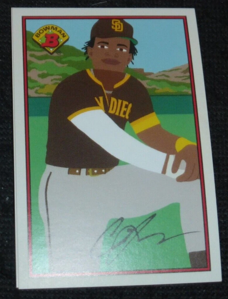 2021 TOPPS X KEITH SHORE BASE 1989 BOWMAN CARD ~ CJ ABRAMS #19 - Image 1 of 1