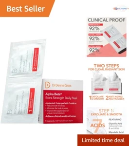 Extra Strength Daily Peel: 2-Step Exfoliating Pads for Smoother, Youthful Skin - Picture 1 of 11