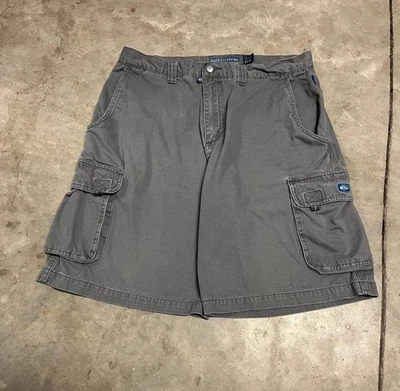 Pantalones Cortos Carga Quiksilver Vintage Y2K Gris Relajado Sueltos Para Hombre 34x10 Años 90 Patinador Foto 1 de 4