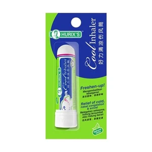 1X HURIX'S COOL INHALER 2ML. STUFFED NOSE, RUNNING NOSE, FRESH BREATH, FREE SHIP - Picture 1 of 3