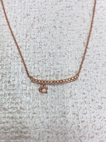 Collana con strass COACH PNK top donna