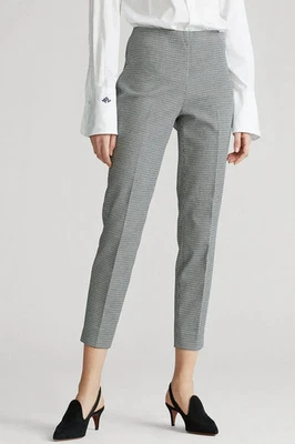 New Polo Ralph Lauren Women's Stretch Houndstooth Pants - Size 4 - Black / White - Image 1 of 4