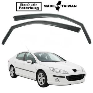 for PEUGEOT 407 2004- IN-CHANNEL WIND DEFLECTOR 2PCS - Picture 1 of 8