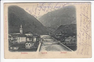 ITALIEN , FRIAUL , PONTAFEL , PONTEBBA , RELIEFPRINT , KANALTAL , ca1905 - Picture 1 of 2