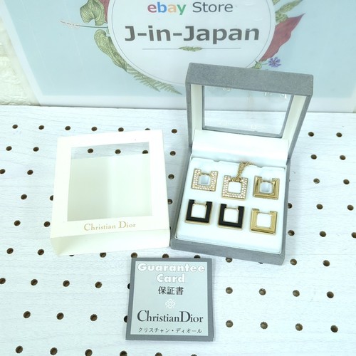 Collana Christian Dior solo edizione limitata oro cristallo nero strass usata