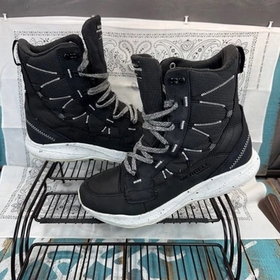 Merrell Bravada 2 Thermo Mid Women's Waterproof Hiking Boots Black White Size 9 - Image 1 of 4