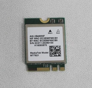 AW-XB468NF Mediatek Lan Wireless Ax+Bt5.2(2*2)M.2 2230 15 F513Ea-Os36"GRADE A" - Picture 1 of 1