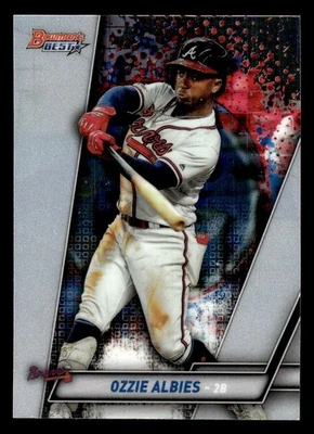 2019 BOWMAN'S BEST OZZIE ALBIES 54 MINT BASEBALL ATLANTA BRAVES - Image 1 of 2