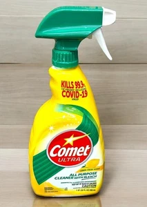 2X - Comet All Purpose Cleaner With Bleach Lemon 32 Oz Spray Bottle - Picture 1 of 2