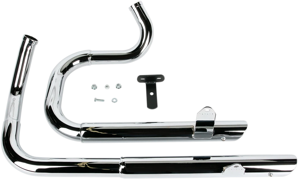 Bassani Pro Street Exhaust System Slash Cut - Chrome XL-325F - Image 1 of 1