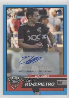 2023 Topps MLS Blue Foil Auto /99 Ted Ku-DiPietro #163 Auto - Image 1 of 2
