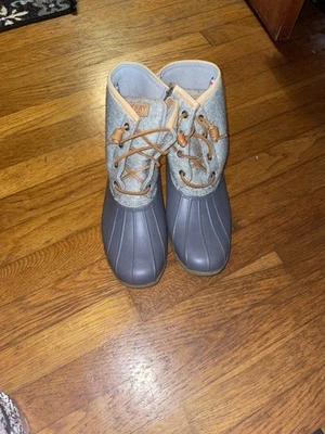 Botas Sperry Top-Sider Agua Salada Sherpa Pato Para Mujer Tallas 9M GRIS Foto 1 de 4
