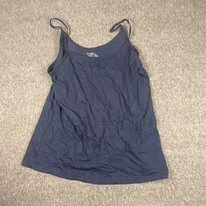 Time and Tru XL Camisole Tank Top Blue Sleeveless Casual Layering Basic - Picture 1 of 7