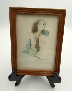 Impresión litográfica firmada por MCM Christine Rosamond "Summer Mood" años 70 - Imagen 1 de 4