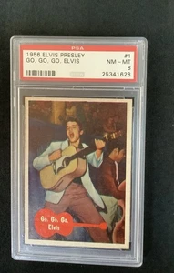 1956 Topps #1 Elvis Presley Go Go Go Elvis Psa 8 Low Pop 13 nessuno superiore - Foto 1 di 1