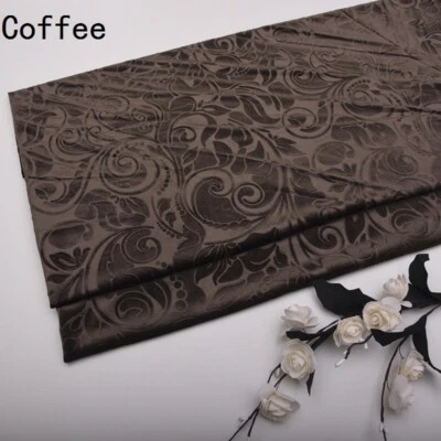 Tela de terciopelo en relieve tapicería tela sofá muebles ropa de cama decoración suave floral Foto 1 de 4