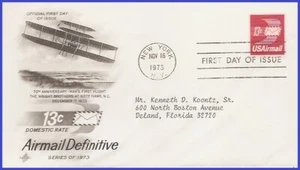 USA5 #C79 ADDR PCS ARTCRAFT FDC Winged Letter - Picture 1 of 1