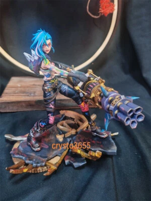 18CM League of Legends LOL Jinx Statue PVC Handmade Figure Collectibles Model - Image 1 of 4
