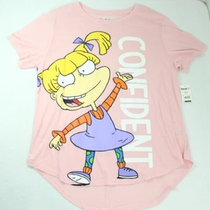 Nickelodeon Womens Pink Graphic Print Short Sleeve Crew Neck T Shirt Size 3XL - Picture 1 of 5