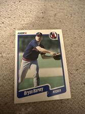 1990 Fleer Bryan Harvey California Angels #134