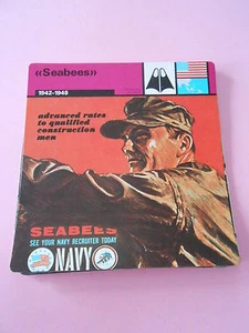 Guerre War 1945 Seabees les bataillons marine américaine Fiche Card 1978 - Picture 1 of 2