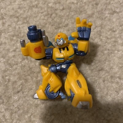 Transformers Movie Bumblebee Toy Vinyl Figure Robot Heroes Hasbro 2007 - Image 1 of 4