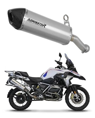 Silenciador de escape titanio HP7 DOMINATOR se adapta a BMW R1200GS 2013-2018 Foto 1 de 4