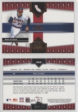 2005 Donruss Champions Orange Impressions /75 Rod Carew #262 HOF