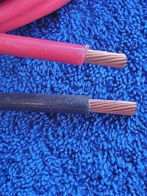6 AWG THWN-2 Wire Stranded 24' Insulated Copper 12ft Black & 12 ft Red 600V - Image 1 of 4