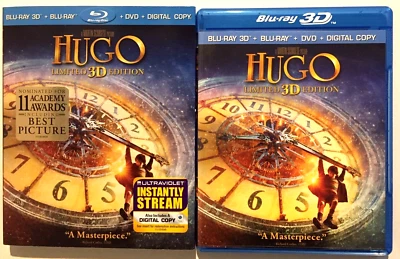 HUGO~3-D Blu-Ray Combo~LIMITED EDITION~3 Disc Set~2011~MARTIN SCORSESE~HTF~NM - Image 1 of 4