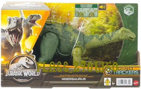 Jurassic World 2023 NIGERSAURUS DINOSAUR Dino Trackers Wild Roar Sounds NEW!! Cover