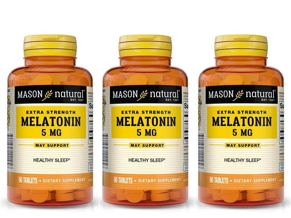 Mason Vitamins Melatonin 5 MG 60 Tablet