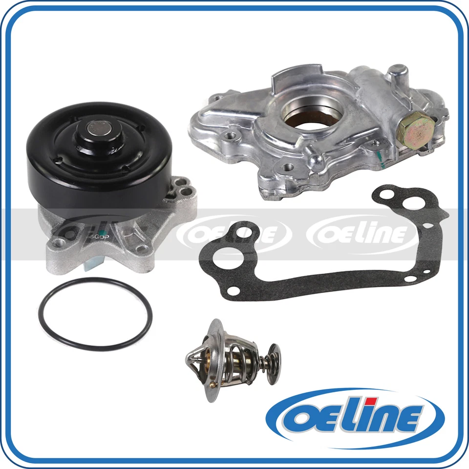 Fit for 98-08 Toyota Corolla Celica Matrix 1.8L Oil Water Pump Set w/ Thermostat Foto 1 de 4