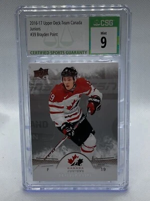 2016 UPPER DECK TEAM CANADA JUNIORS #39 BRAYDEN POINT CSG 9 QTY - Image 1 of 4