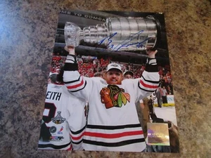 BRIAN CAMPBELL SIGNED 8x10 GLOSSY PHOTO CHICAGO BLACKHAWKS (A)  - Picture 1 of 2