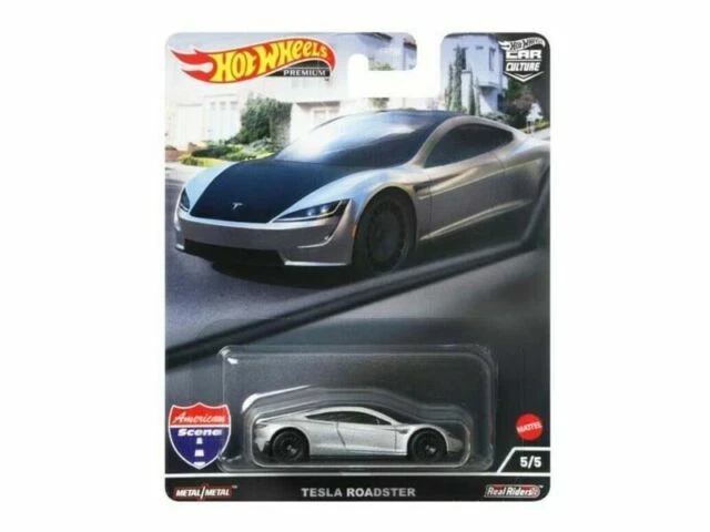 Hot Wheels 2022 Car Culture American Scene Tesla Roadster 1/64 FPY86-957J HCK02 Foto 1 de 1