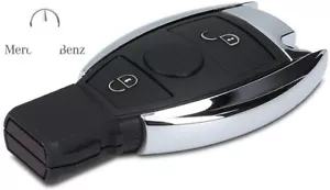 🇮🇹 GUSCIO CHIAVE COVER TELECOMANDO 2 TASTI COMPATIBILE PER MERCEDES CLASSE A B - Foto 1 di 6