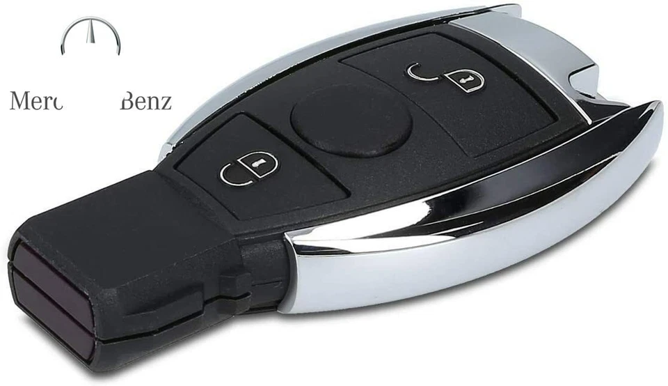 🇮🇹 GUSCIO CHIAVE COVER TELECOMANDO 2 TASTI COMPATIBILE PER MERCEDES CLASSE A B - Immagine 1 di 4