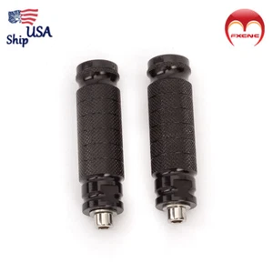 CNC Black Motorcycle Foot Pegs Rear set Footrest Racing Pedals Steps US Stock - Picture 1 of 6