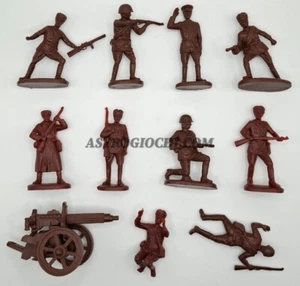 ATLANTIC SOLDATINI SCALA 1/32 ARMATA ROSSA VINTAGE '70 SET POSE COMPLETO - Picture 1 of 6