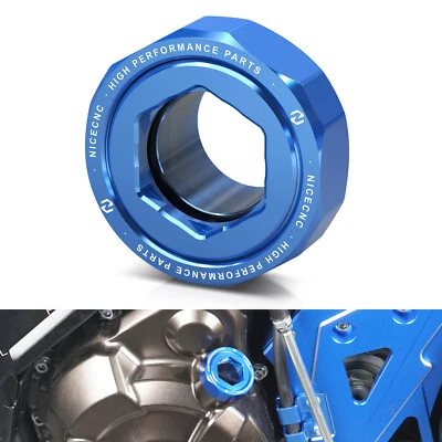 Tapa de llenado de tapón de tornillo de aceite de aluminio para Yamaha FZ1 FZ6R FZ8 FZR6 FZS1 MT07 XSR700 Foto 1 de 4