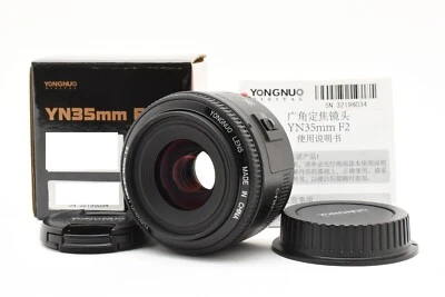 Yongnuo YN35mm F2 AF/MF Wide-Angle Auto Focus Lens For Canon EF Mount [TOP MINT] - Image 1 of 4