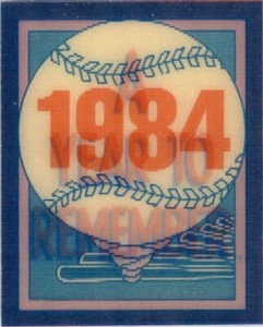 1989 Score Magic Motion #53 1984 Tigers Roar To Pennant A Year To Remember