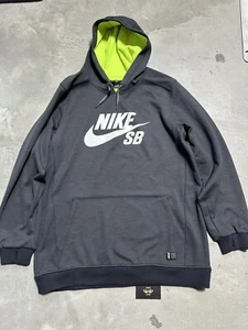 Nike SB Ration Snowboard Hoodie dunkelgrau 615642 Thermofutter einmal gewarnt Gr. M - Bild 1 von 5
