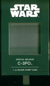 Niue 2022 S$2 Chibi Star Wars dorado C-3PO CERTIFICADO DE AUTENTICIDAD 01218 CAJA COMO NUEVA Y CERTIFICADO DE AUTENTICIDAD SOLO sin moneda - Imagen 1 de 5