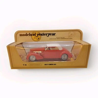 VTG. 1978 Matchbox Models Of Yesteryear Y-18 1937 Cord 812 England - Image 1 of 4