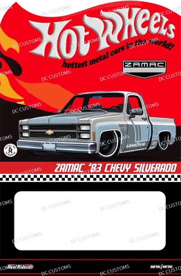 83 Chevy Silverado ZAMAC Exclusive Custom Card - Image 1 of 2
