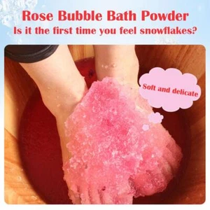 Milk Rose Bath Salt Crystal Mud Foot Bath Soaking Foot Agent GXxpa Powder V8R6 - Picture 1 of 18