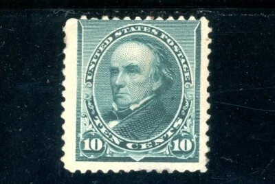 USAstamps Unused FVF US 1890 Issue Webster Scott 226 Part OG MHR - Image 1 of 2