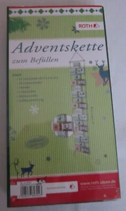 großer Adventskalender Adventsboxenkette Adventskette zum Befüllen 1,40 m Hänger - Bild 1 von 1